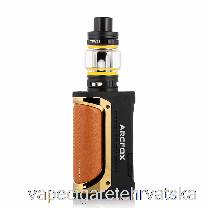 Vape Cigarete Smok Arcfox 230w Tc Starter Kit Prism Gold